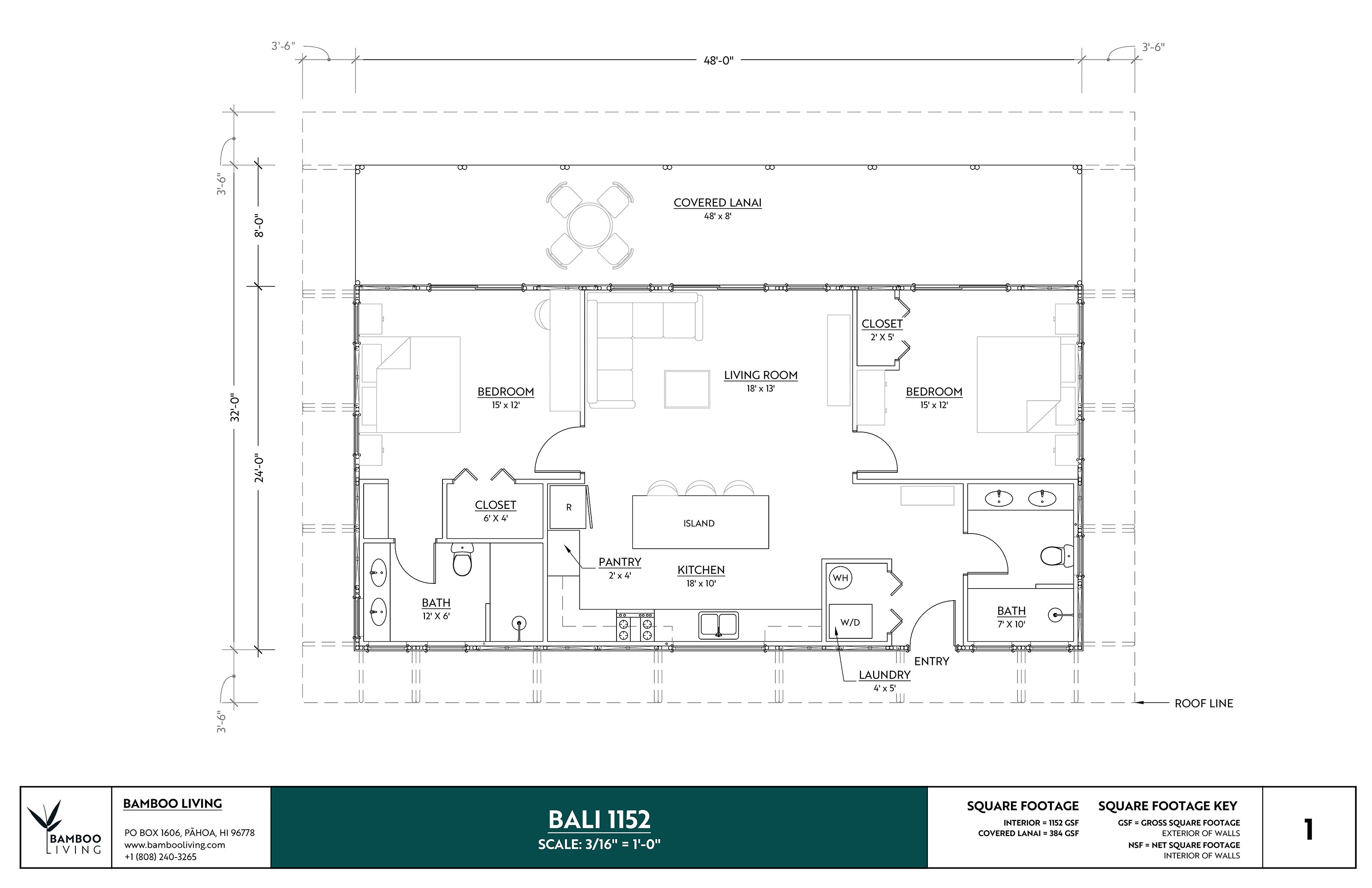 BALI 1152 Base Plans