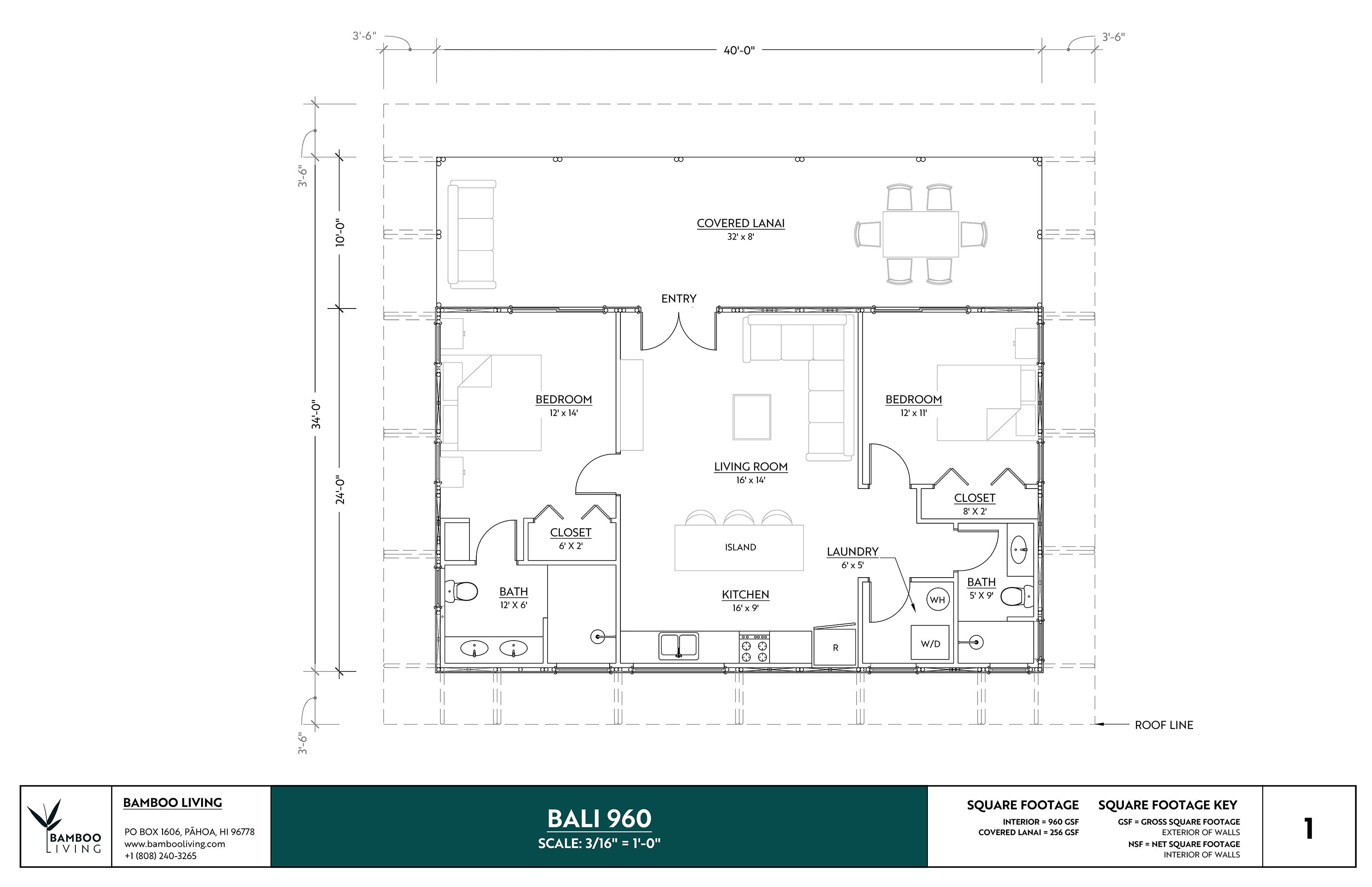 BALI 960 Base Plans