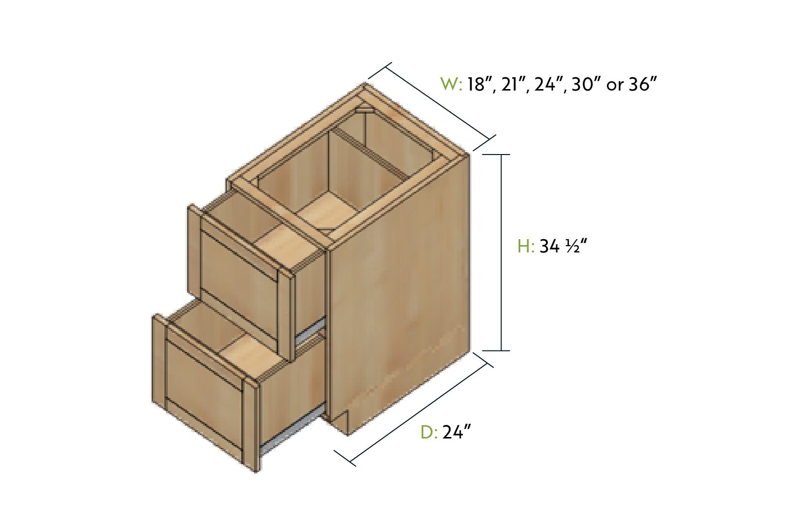 BASE CABINET OPTIONS