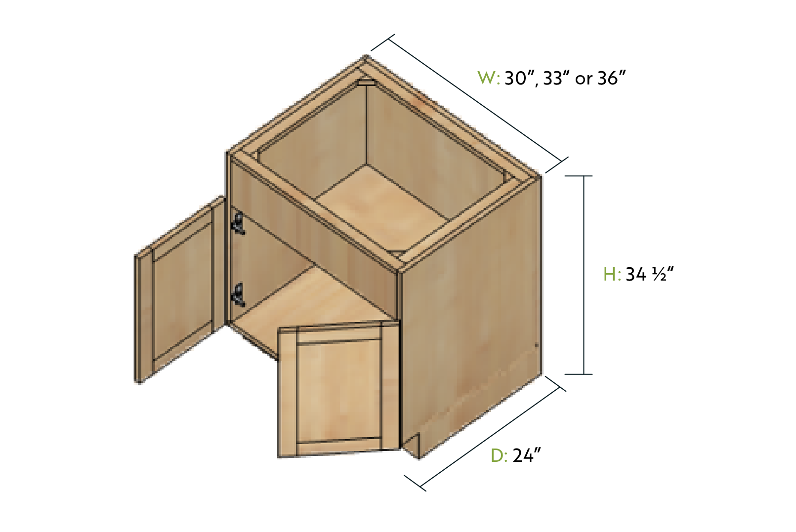 BASE CABINET OPTIONS