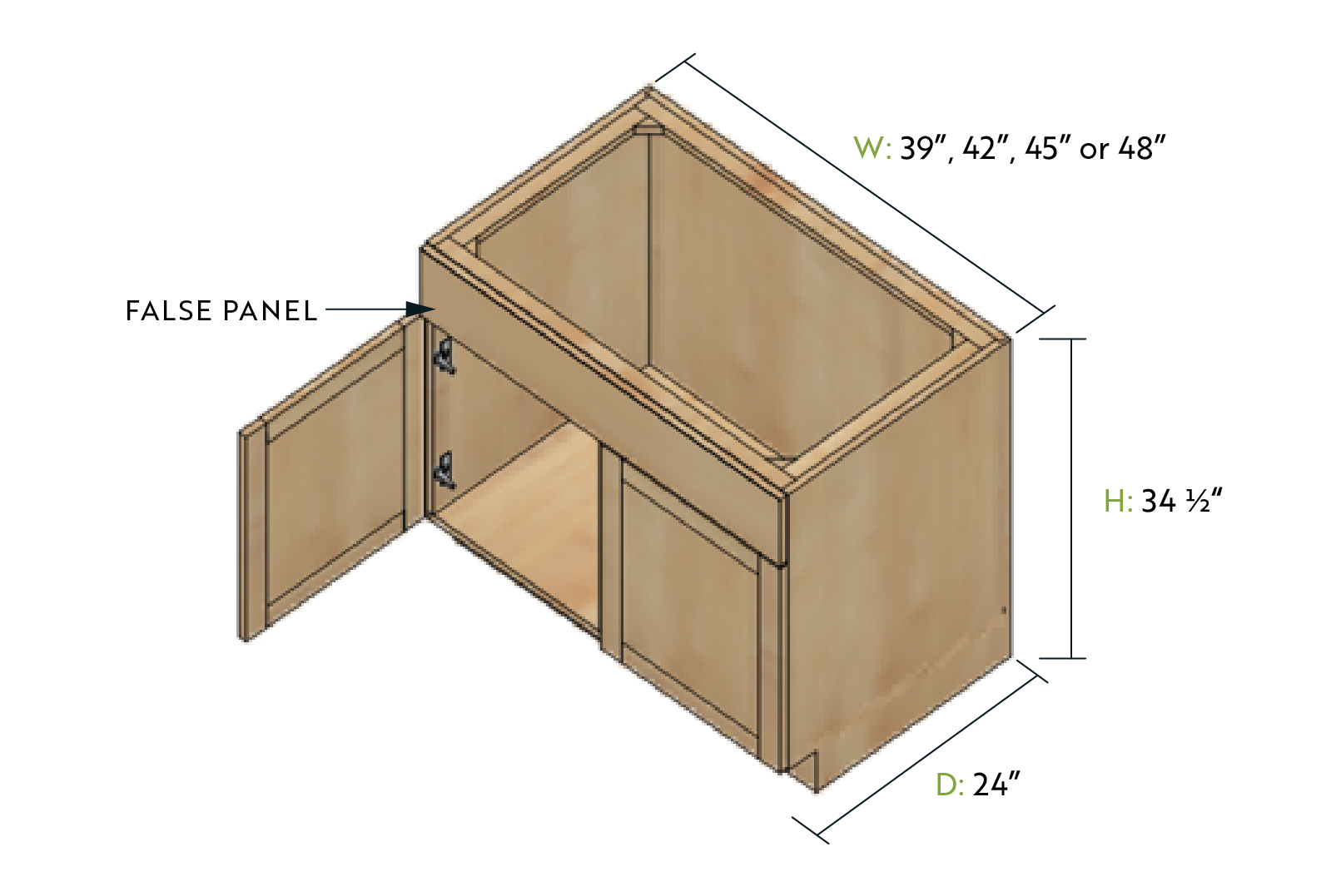 BASE CABINET OPTIONS