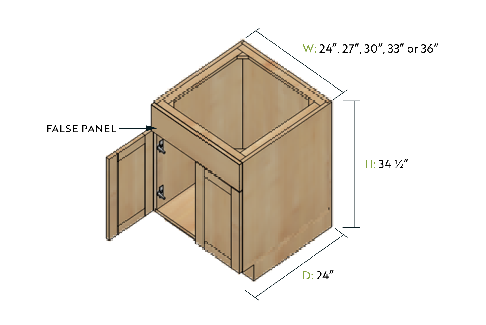 BASE CABINET OPTIONS