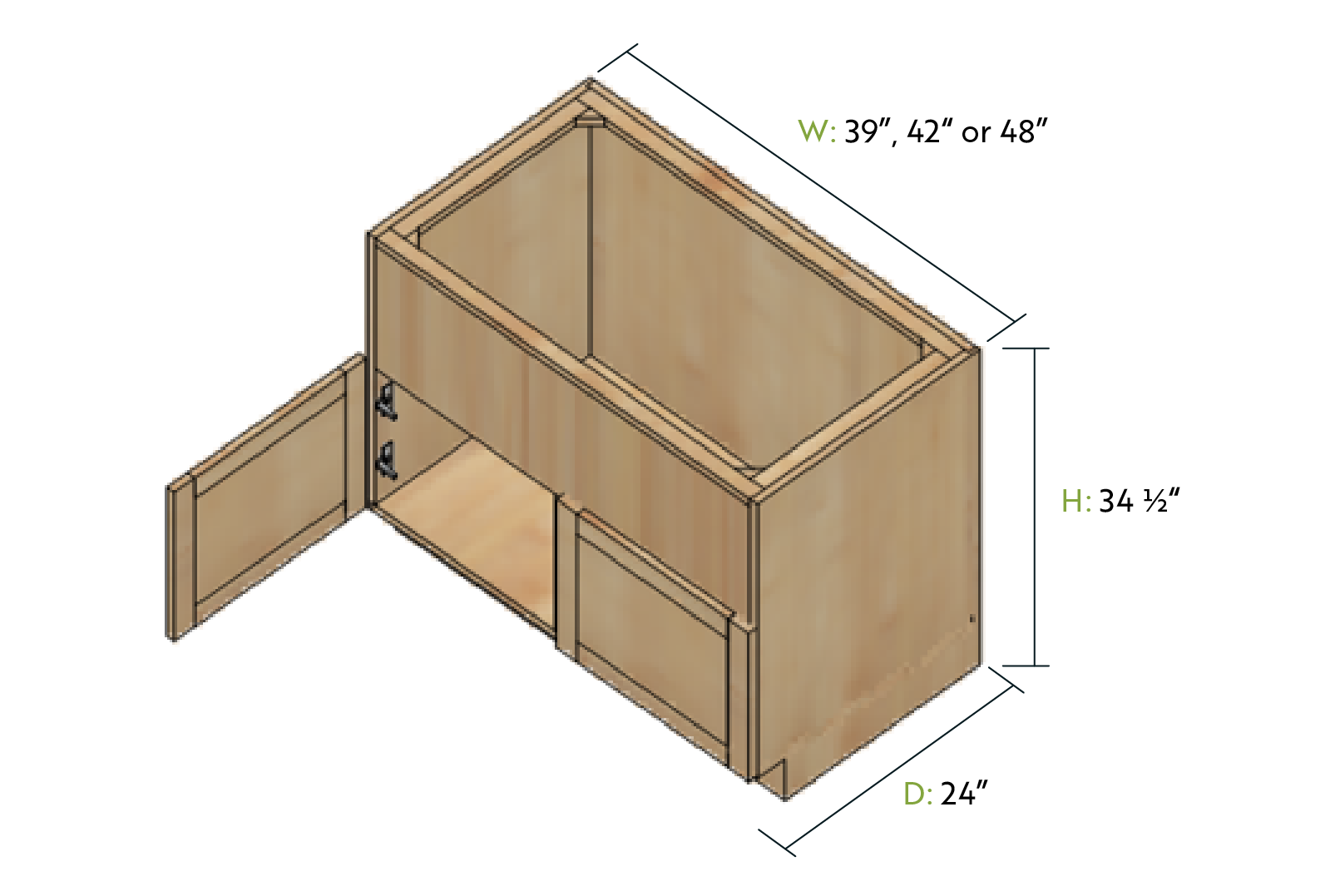 BASE CABINET OPTIONS