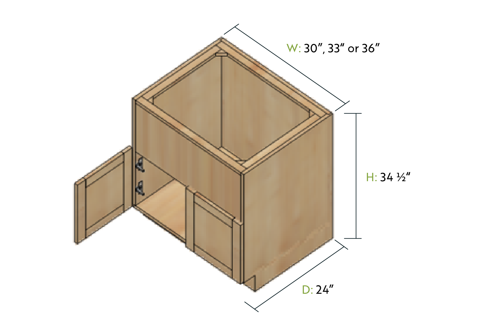 BASE CABINET OPTIONS