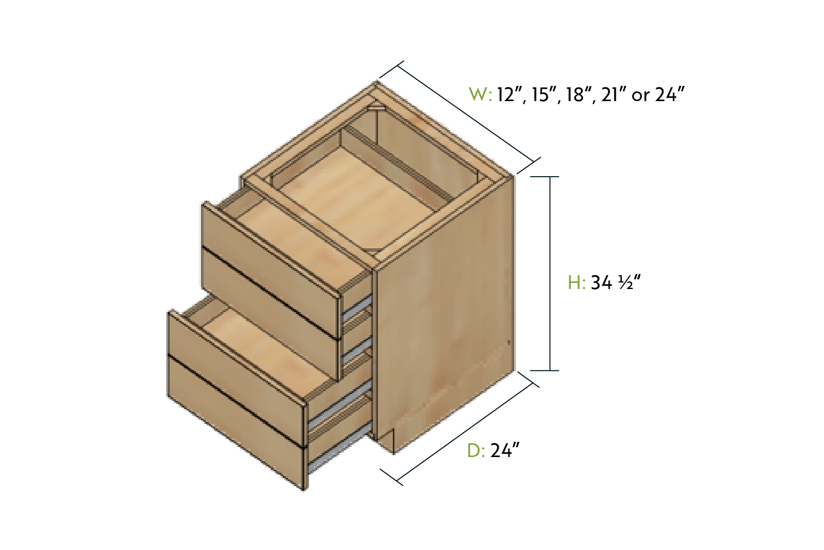 BASE CABINET OPTIONS