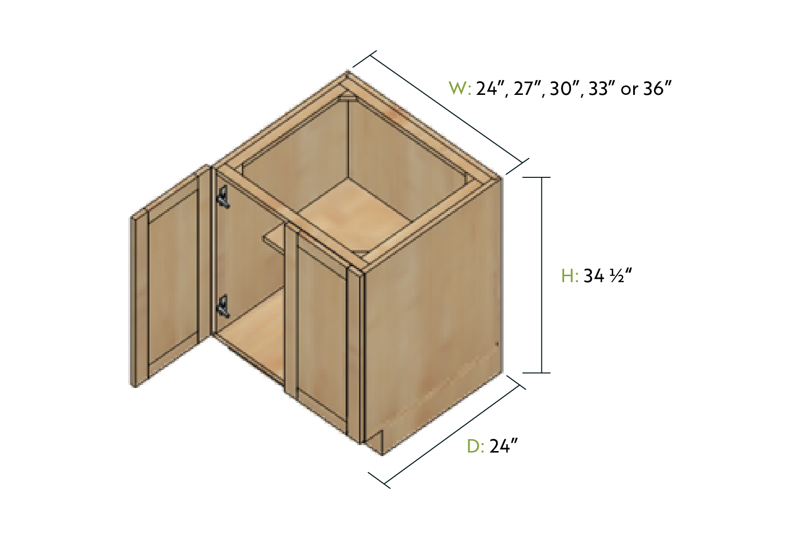 BASE CABINET OPTIONS