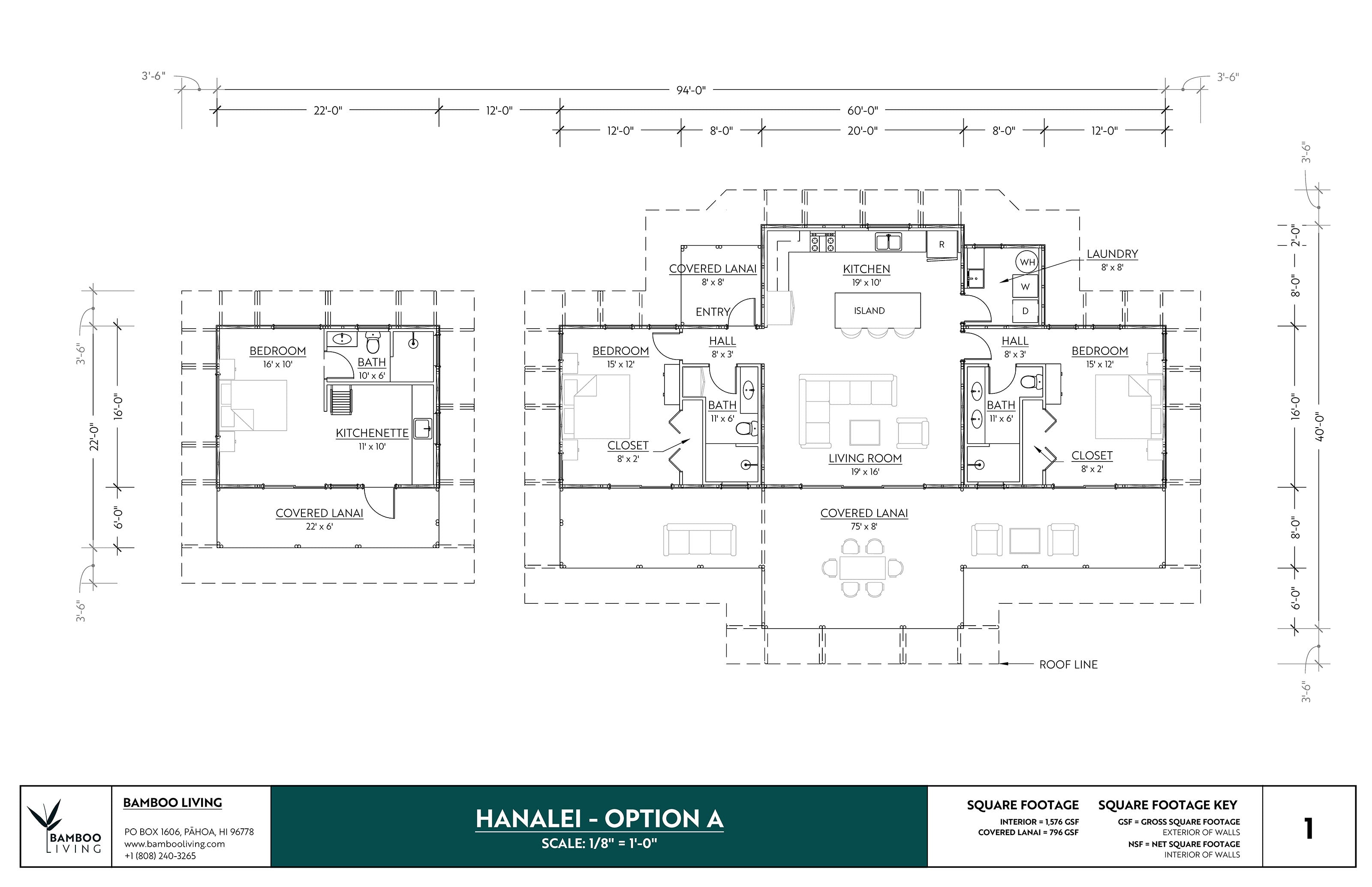 HANALEI Base Plans