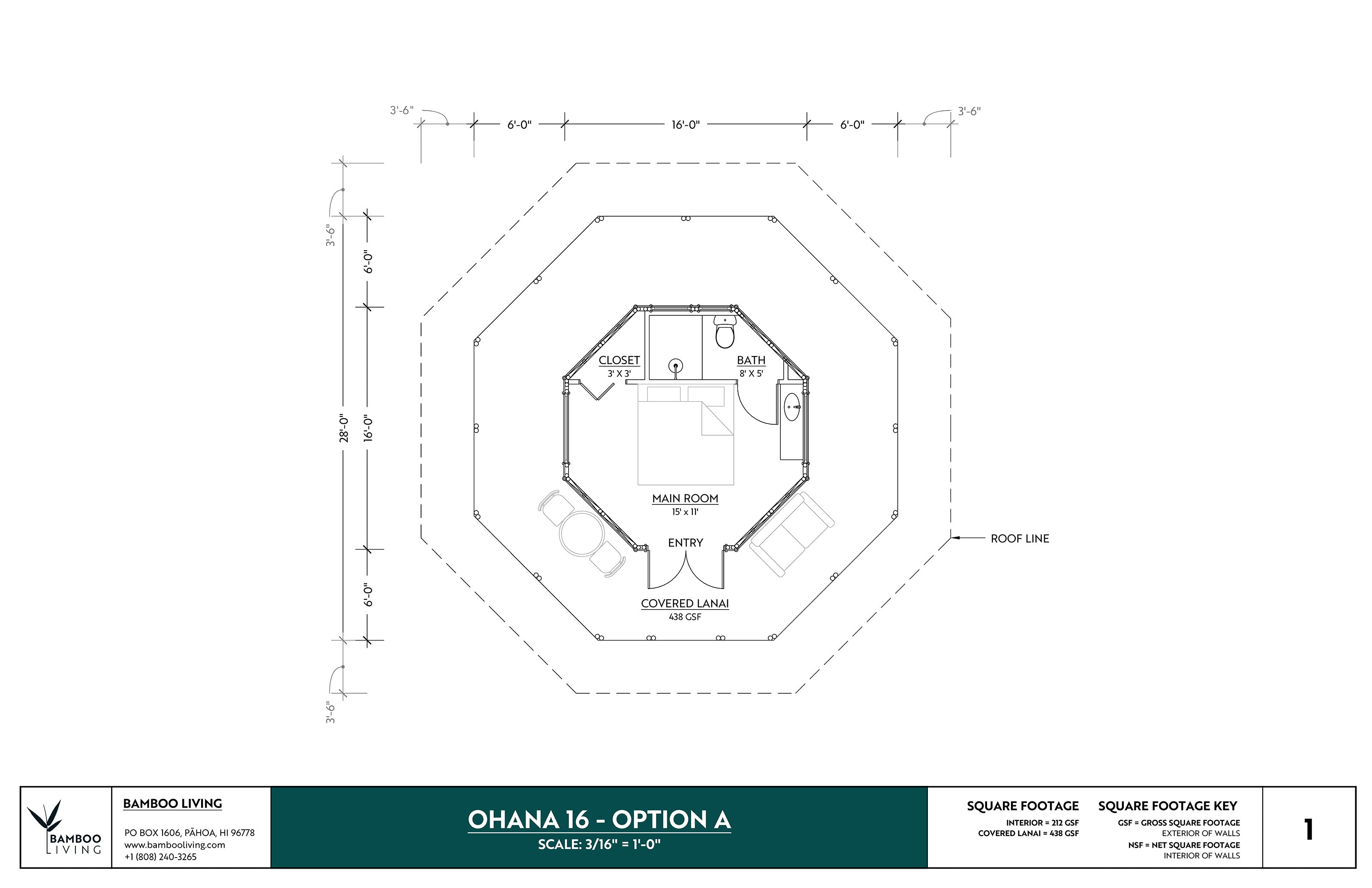 OHANA 16 Base Plans