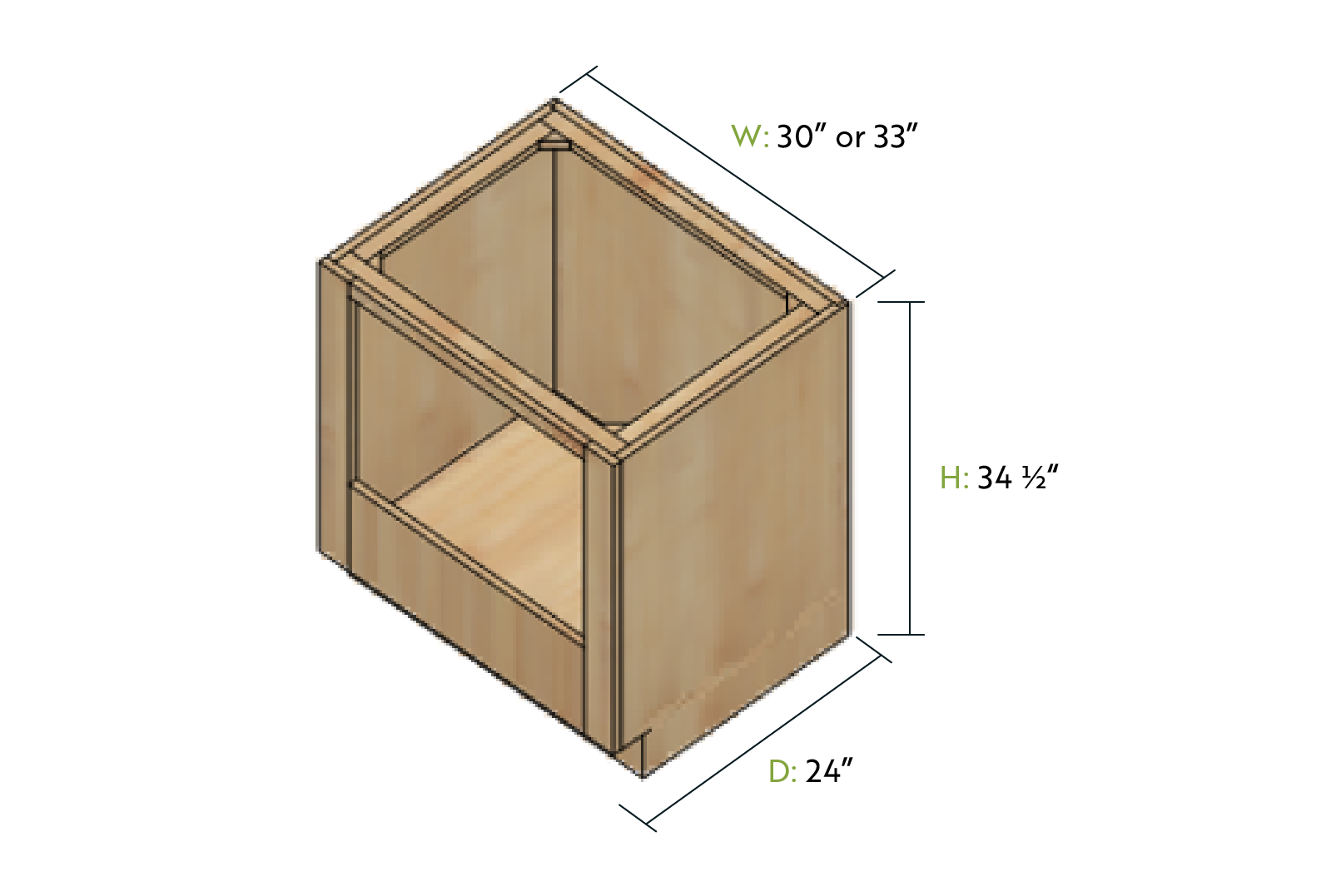 BASE CABINET OPTIONS