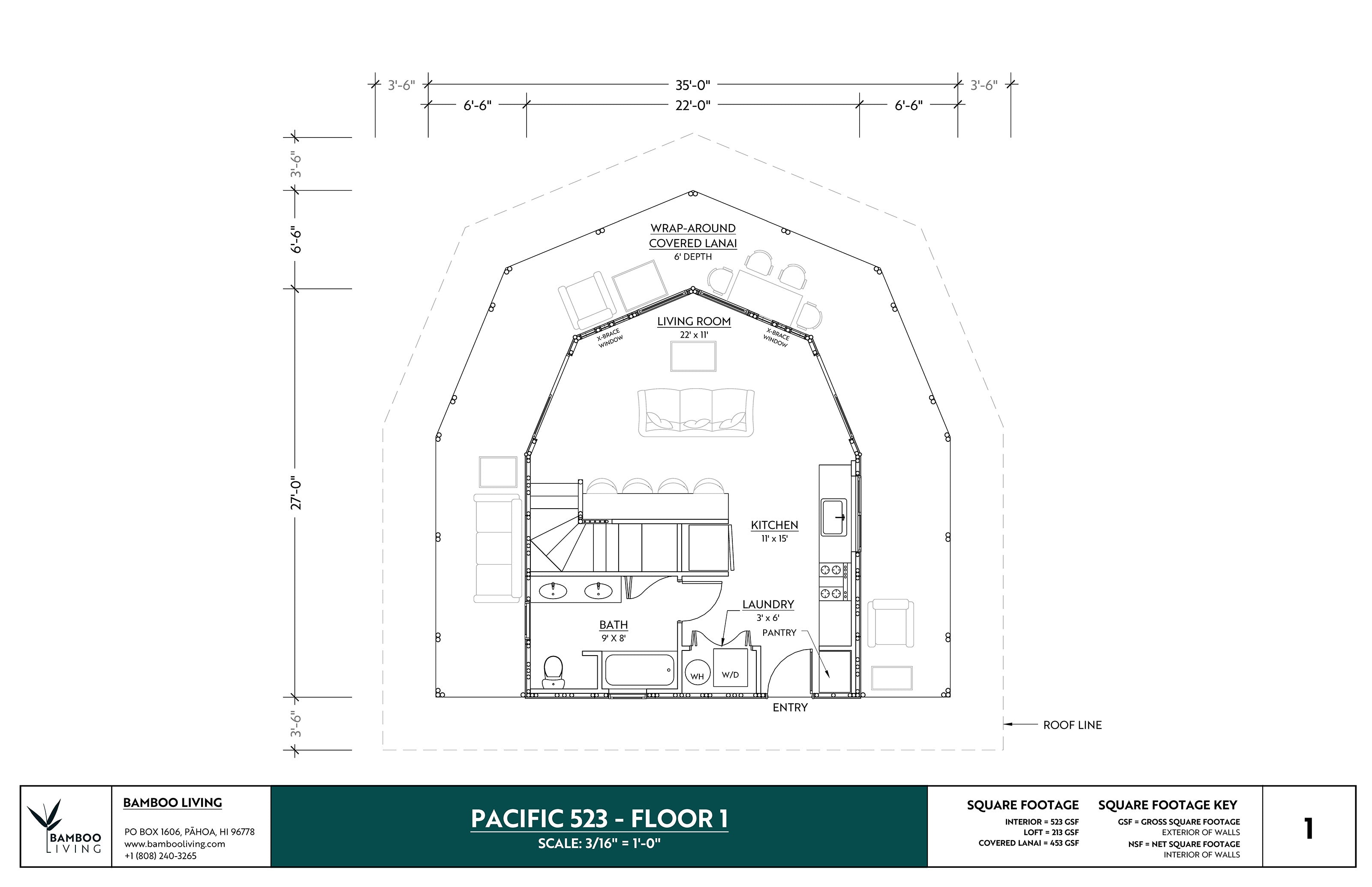 PACIFIC 523 Base Plans