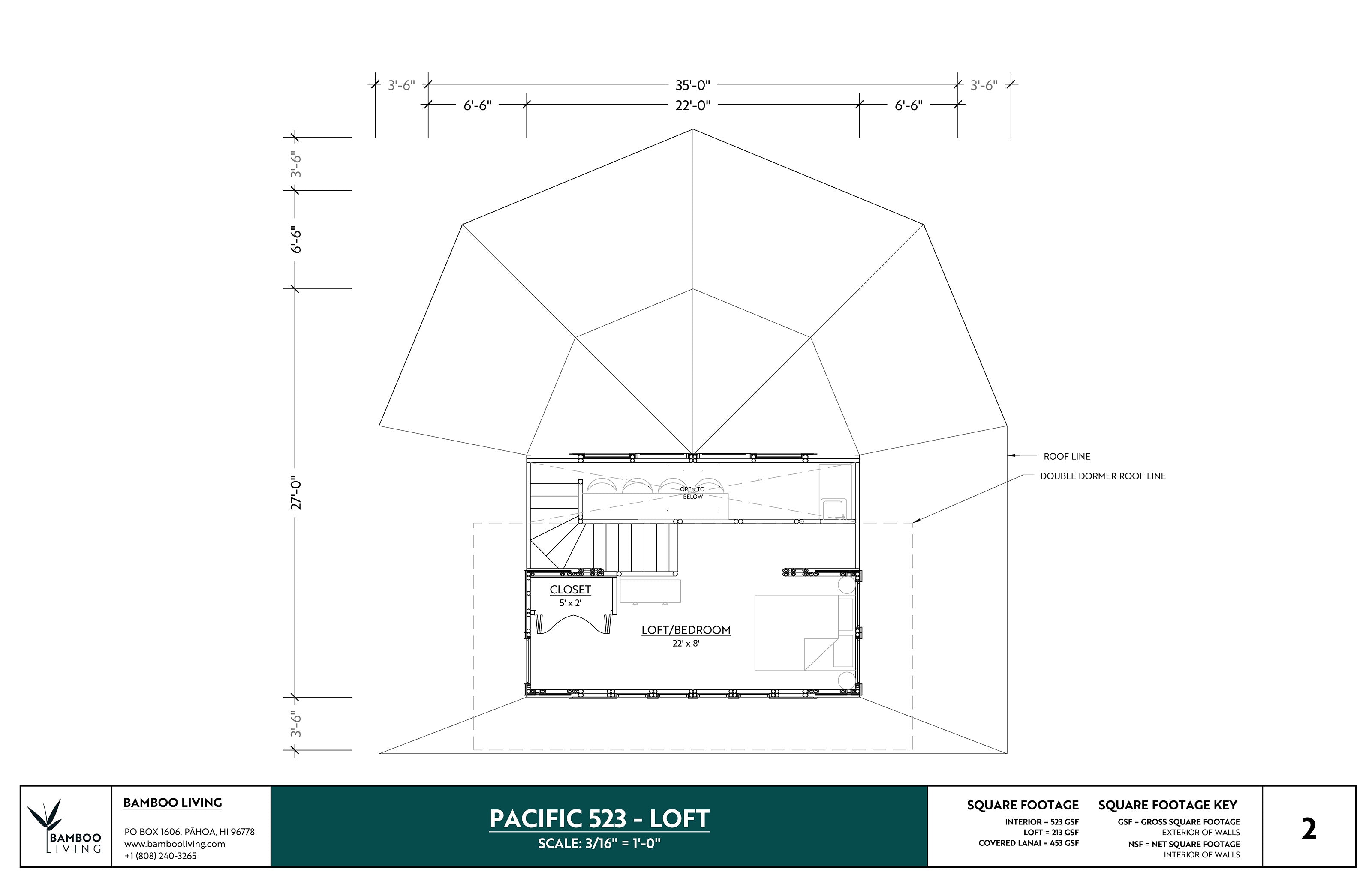 PACIFIC 523 Base Plans