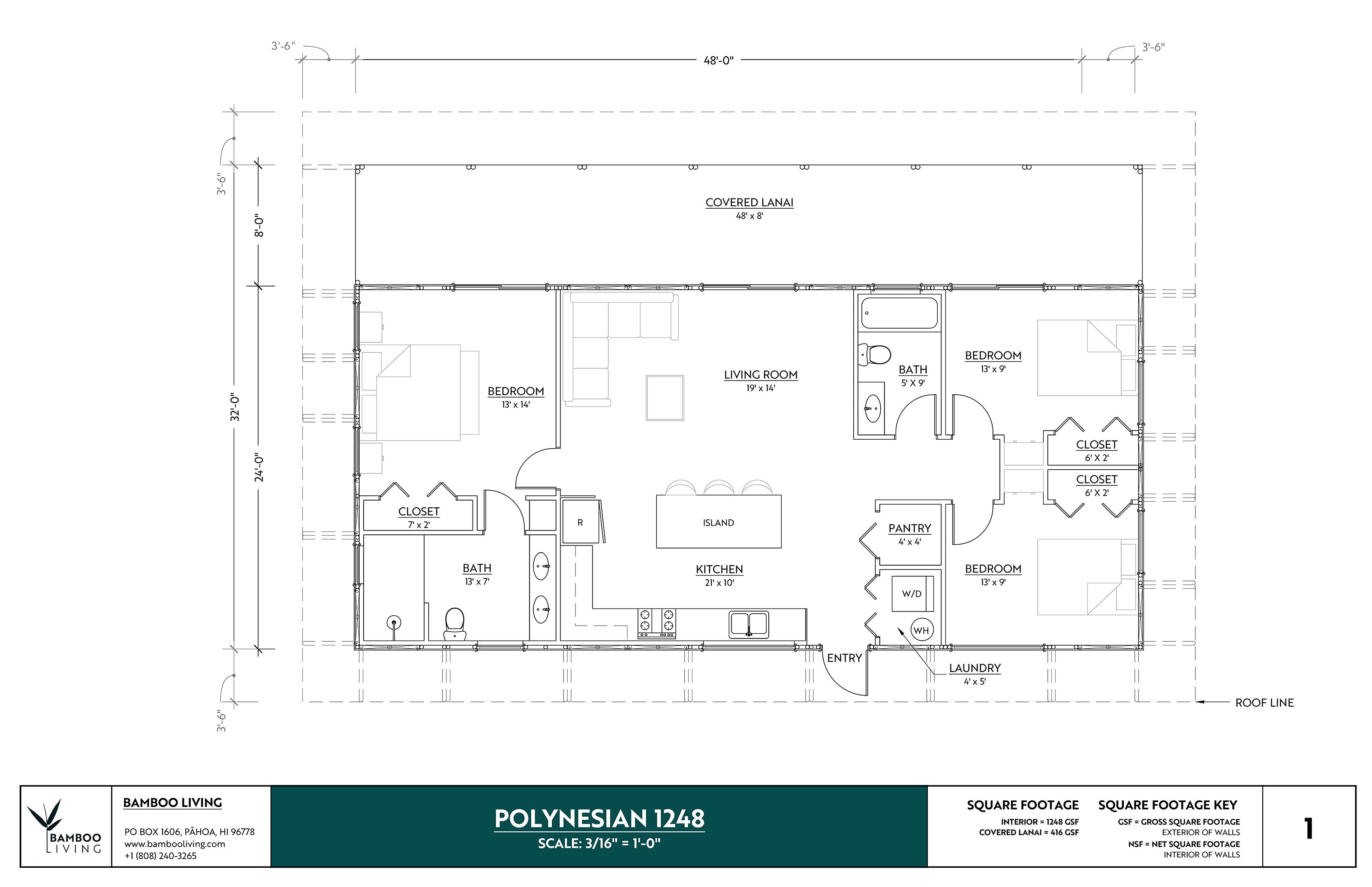 POLYNESIAN 1248 Base Plans