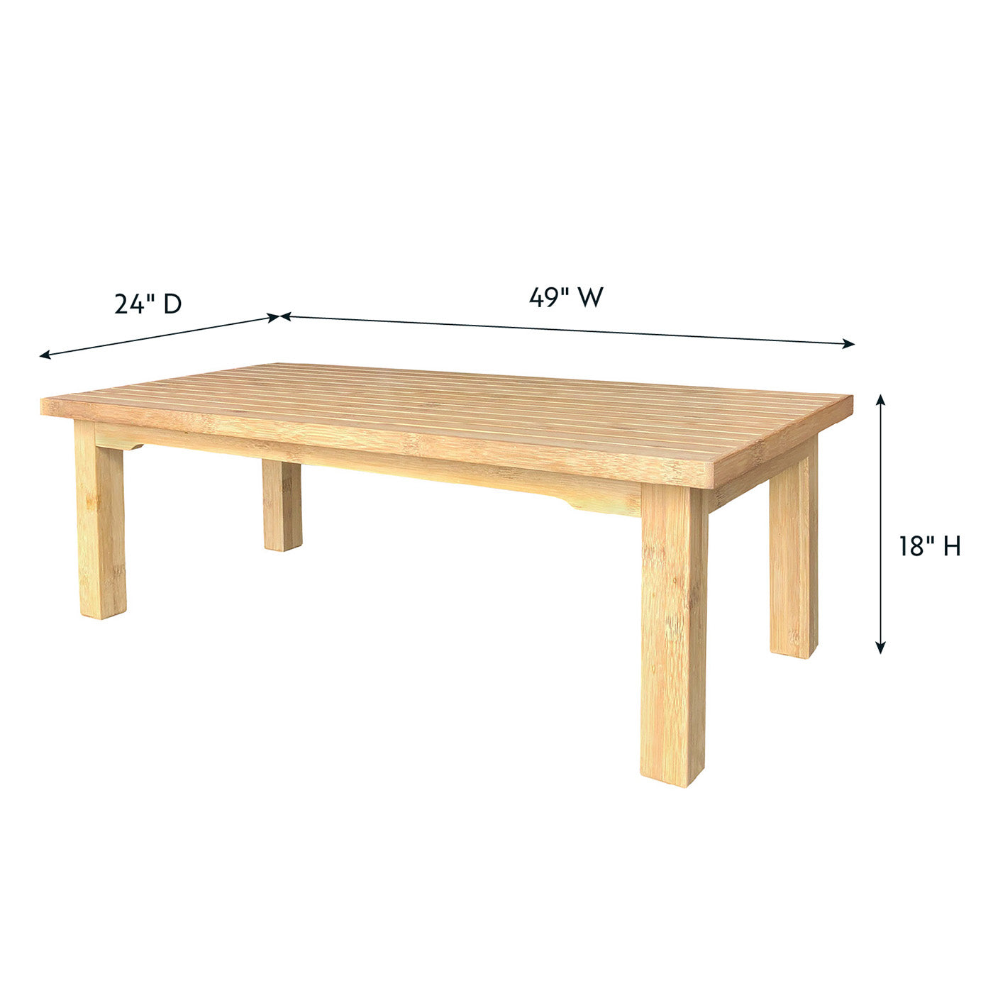 RECTANGLE SCANDINAVIAN COFFEE TABLE