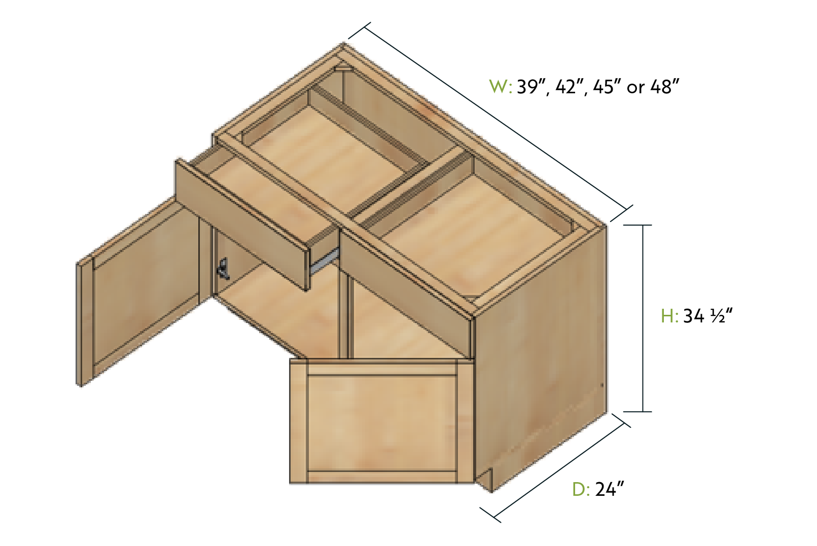 BASE CABINET OPTIONS