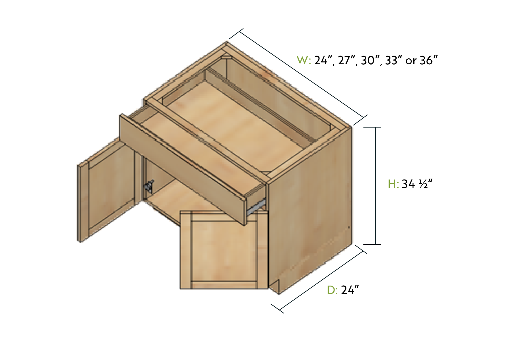 BASE CABINET OPTIONS