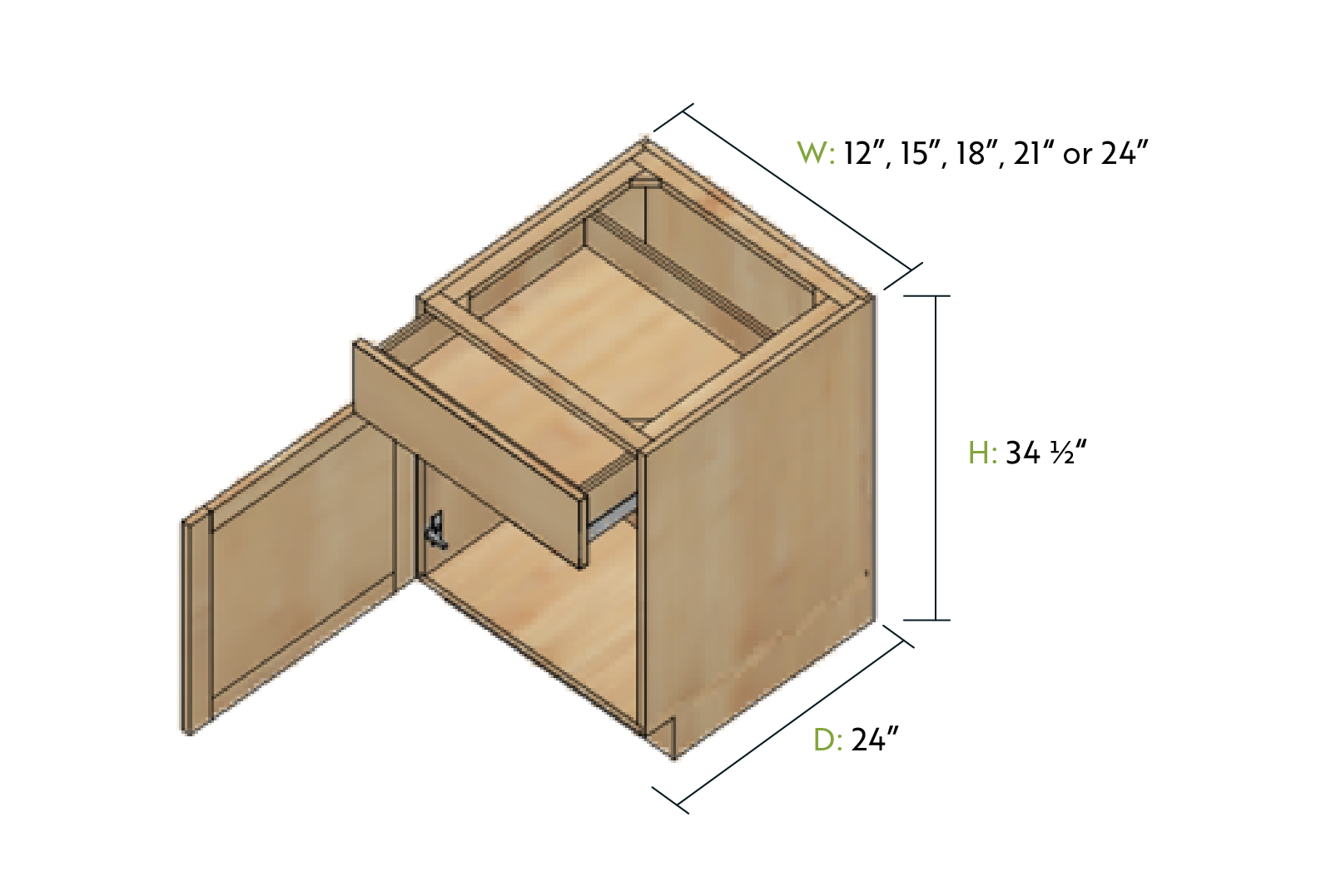 BASE CABINET OPTIONS