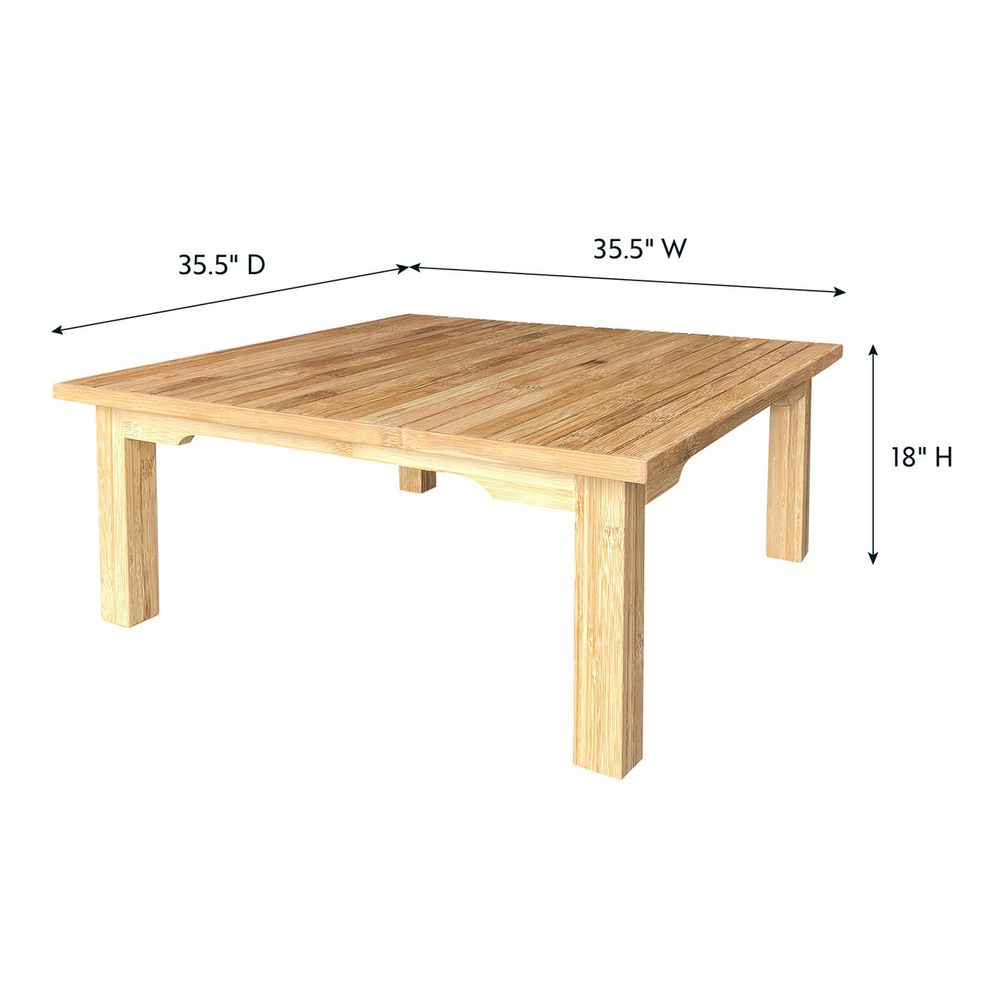 SQUARE SCANDINAVIAN COFFEE TABLE