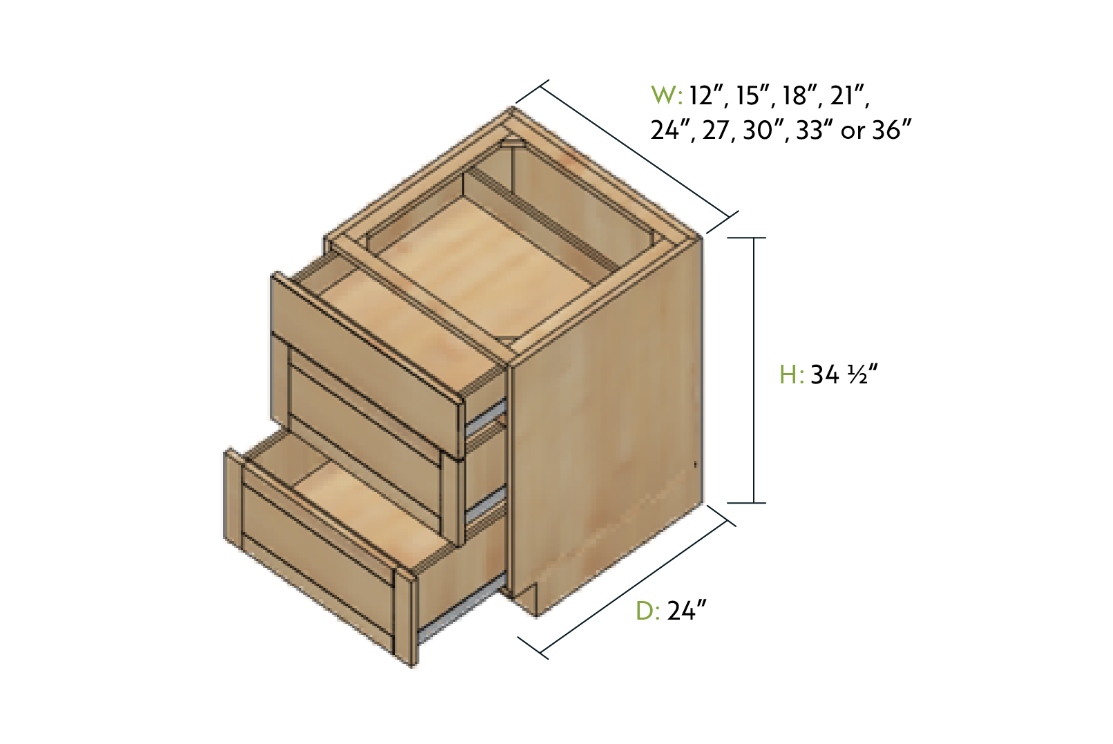 BASE CABINET OPTIONS