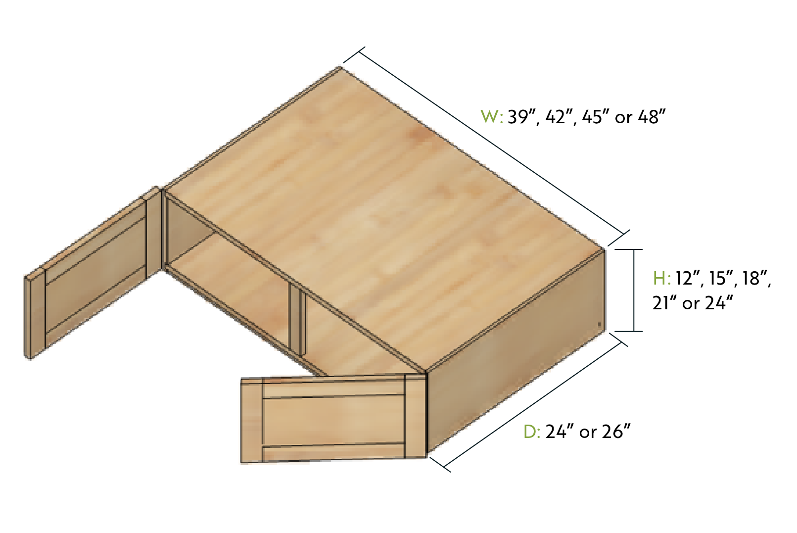 WALL CABINET OPTIONS