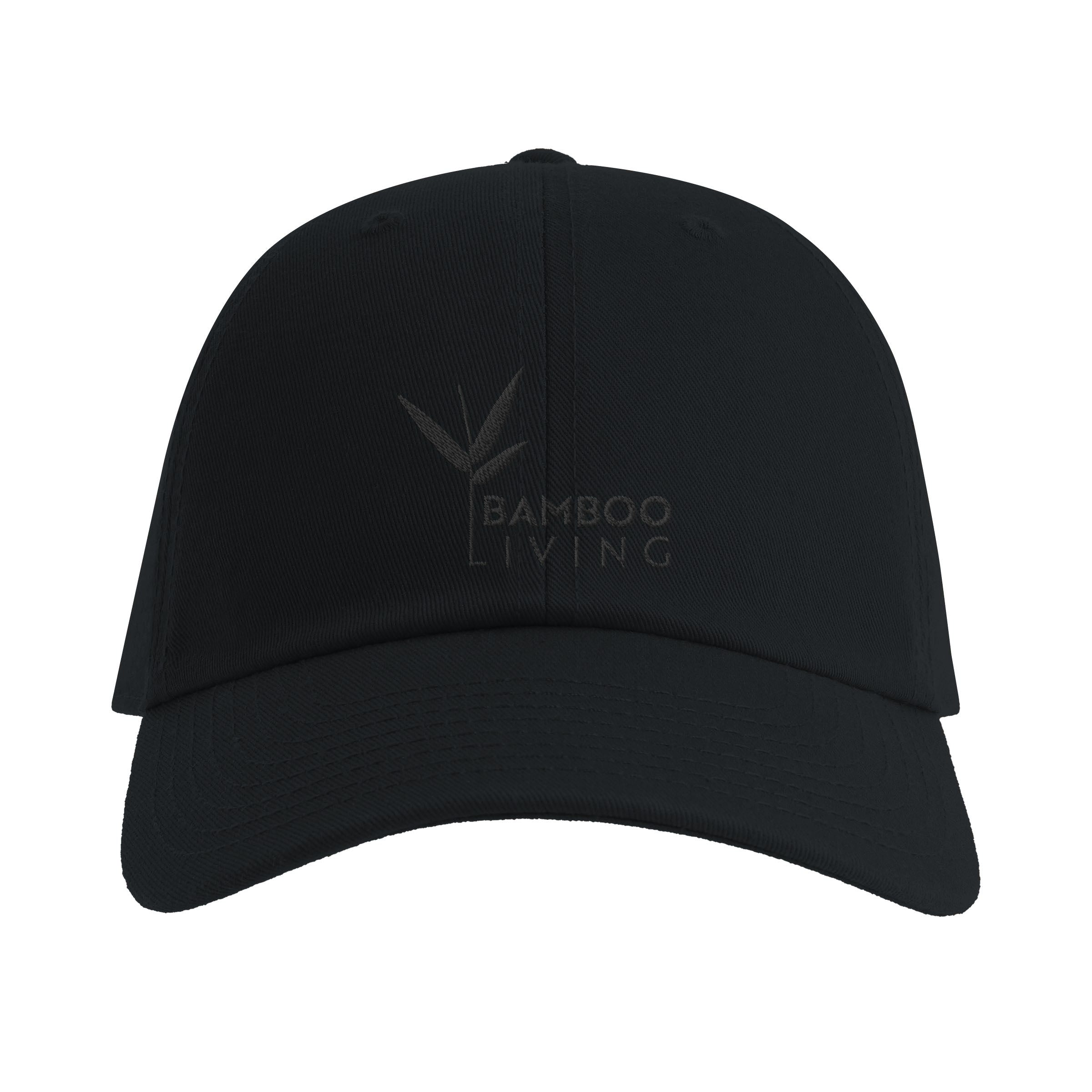 BLACK LOGO CAP — $32